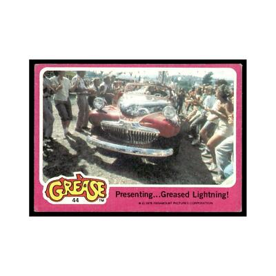 #ad Presenting Greased Lightning 1976 Grease #44 Trading Card VG $2.99