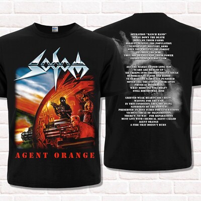 Sodom ''Agent Orange'' T-Shirt (1989). Teutonic Thrash Metal. Metalheads style.