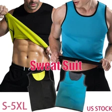 Sweat Shaper Sauna Vest Men & Women Slimming Neoprene Thermal Tank Top Fat Loss