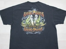 Vintage ODM T Shirt Faded Black Smoke 2 Joints and then I Smoke 2 More (XXL)