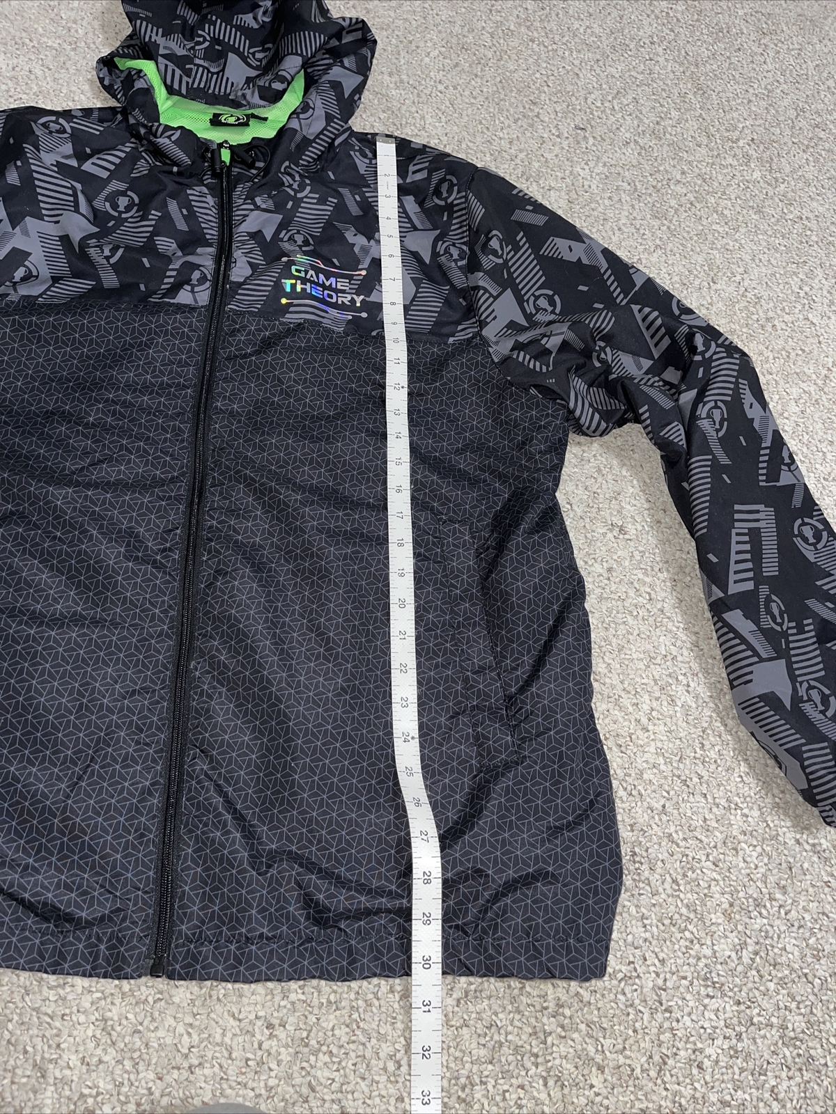 Game Theory Men's Jacket Black/Green 