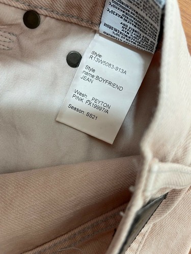 NWT R13 Boyfriend Jean in Peyton Pink Size 26 - 第 10/11 張圖片