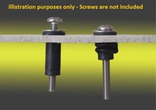 M3 M4 M5 M6 M8 Rubber Anchor Well Nuts - DIY Rawl Plug Expandable Wall Fixings 