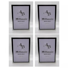 Pack of (4) New Lomani Spirit Millionaire White Gold Men EDP Spray 3.3 oz