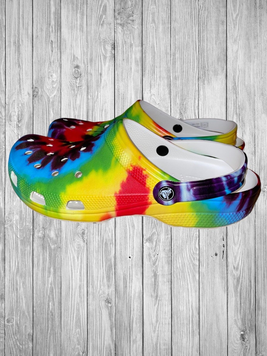 Size 9 - Crocs Classic Tie-Dye Graphic Clog for sale online | eBay