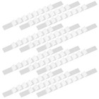  100 Pcs Kleiderbügel Aus Zedernholz Dünne Aufhänger Anti-Rutsch-Streifen Clip