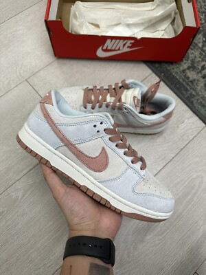 Nike Dunk Low Fossil Rose | Größe UK6 & UK8,5 | Light Bronze Suede Premium