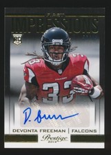 DEVONTA FREEMAN 2014 PANINI PRESTIGE FIRST IMPRESSIONS AUTO RC #/99 *ATLANTA*