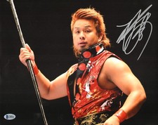 Yoshi-Hashi Signed 11x14 Photo BAS COA New Japan Pro Wrestling Picture Autograph