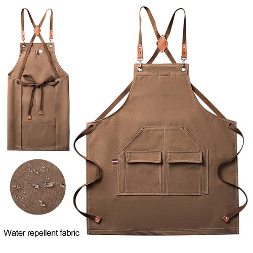 Coffee House Apron Thicken Keep Clothes Clean Kitchen Catering Chef ...