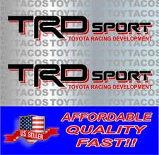 Toyota Trd Sport Vinyl Decal Stickers Emblem 1 Pair Set Tundra Tacoma Toyota Trd Sport Vinyl Decal Stickers Emblem 1 Pair Set Tundra Tacoma