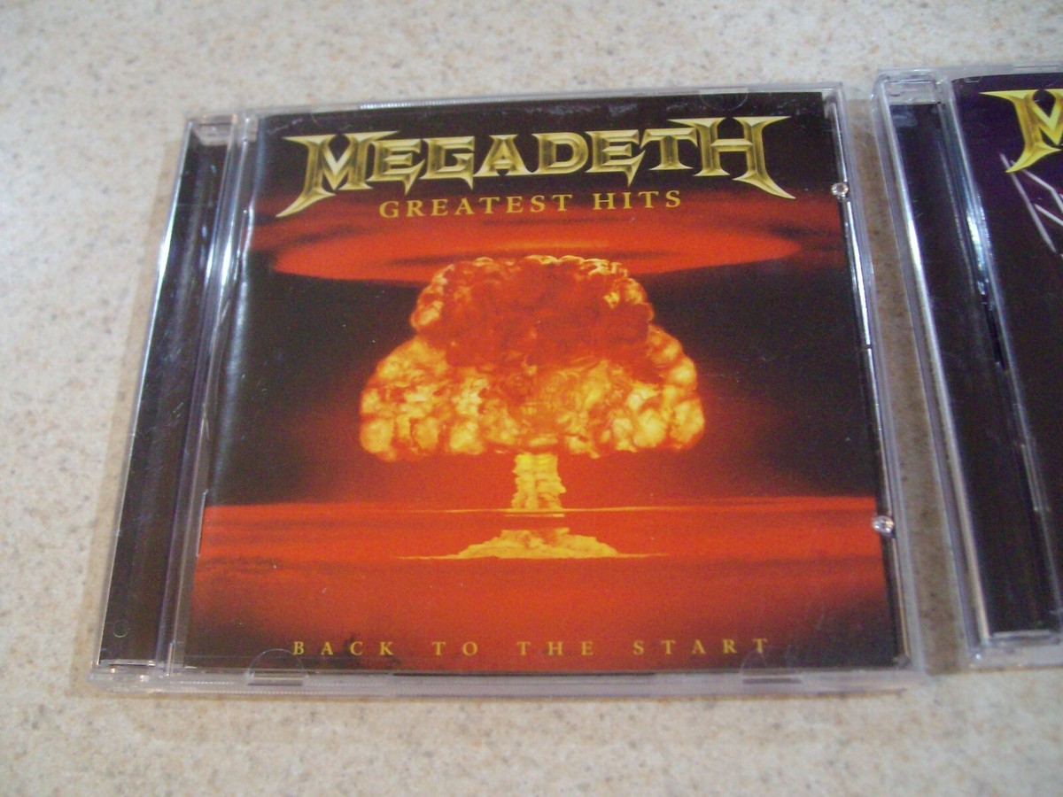 2 CDS Greatest Hits: Back to the Start Megadeth Sold Out Rust In
