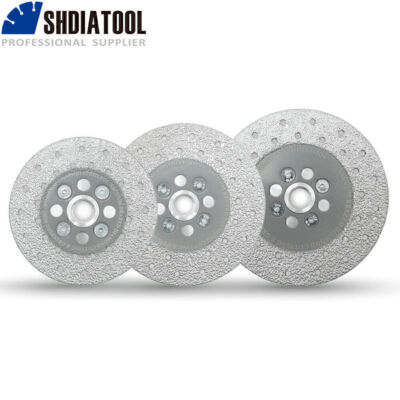 4''/4.5''/5'' Vacuum Brazed Diamond Cutting Grinding Wheel Disc Grinder Blade 5/8