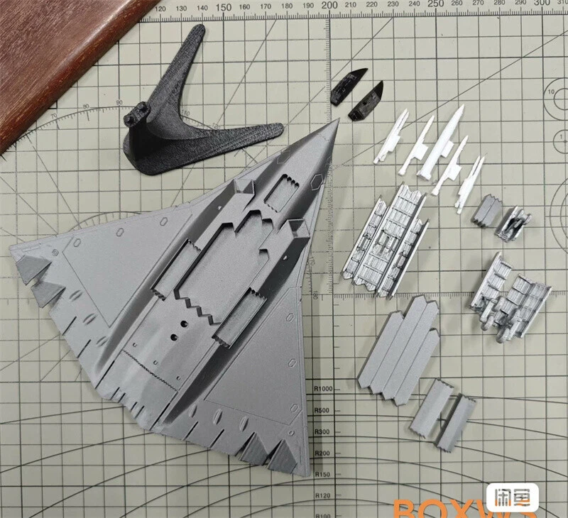 1:144 CHINA J-36 The Sixth-generation Fighter Jet Diecast