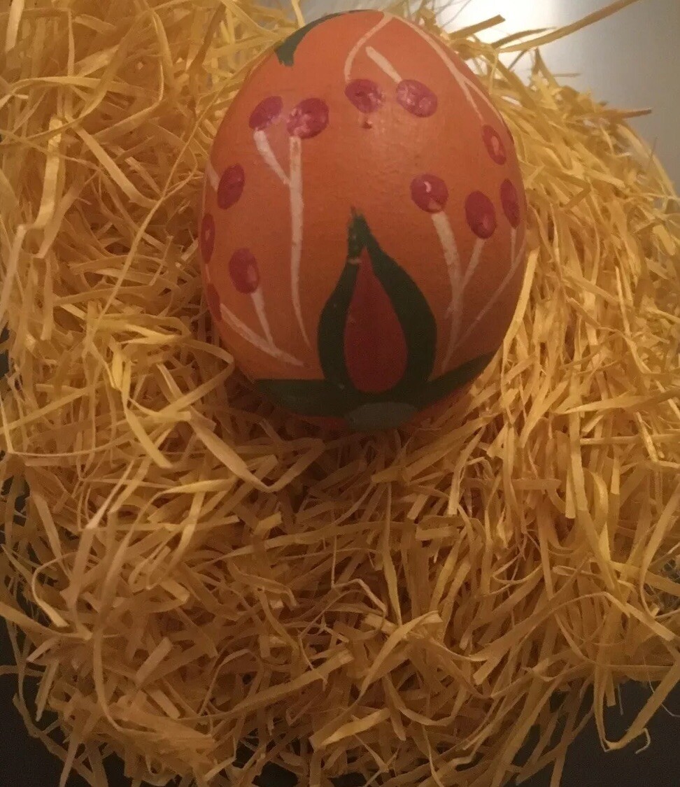 Easter Eggs Pisanki Pysanky Hand Painted Wooden Polish Pysanka Large Size  Egg | eBay