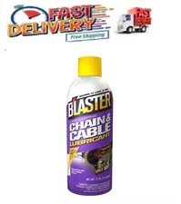 Blaster Long-Lasting Chain And Cable Lubricant Spray Bicycle Bike 11 Oz. Lube
