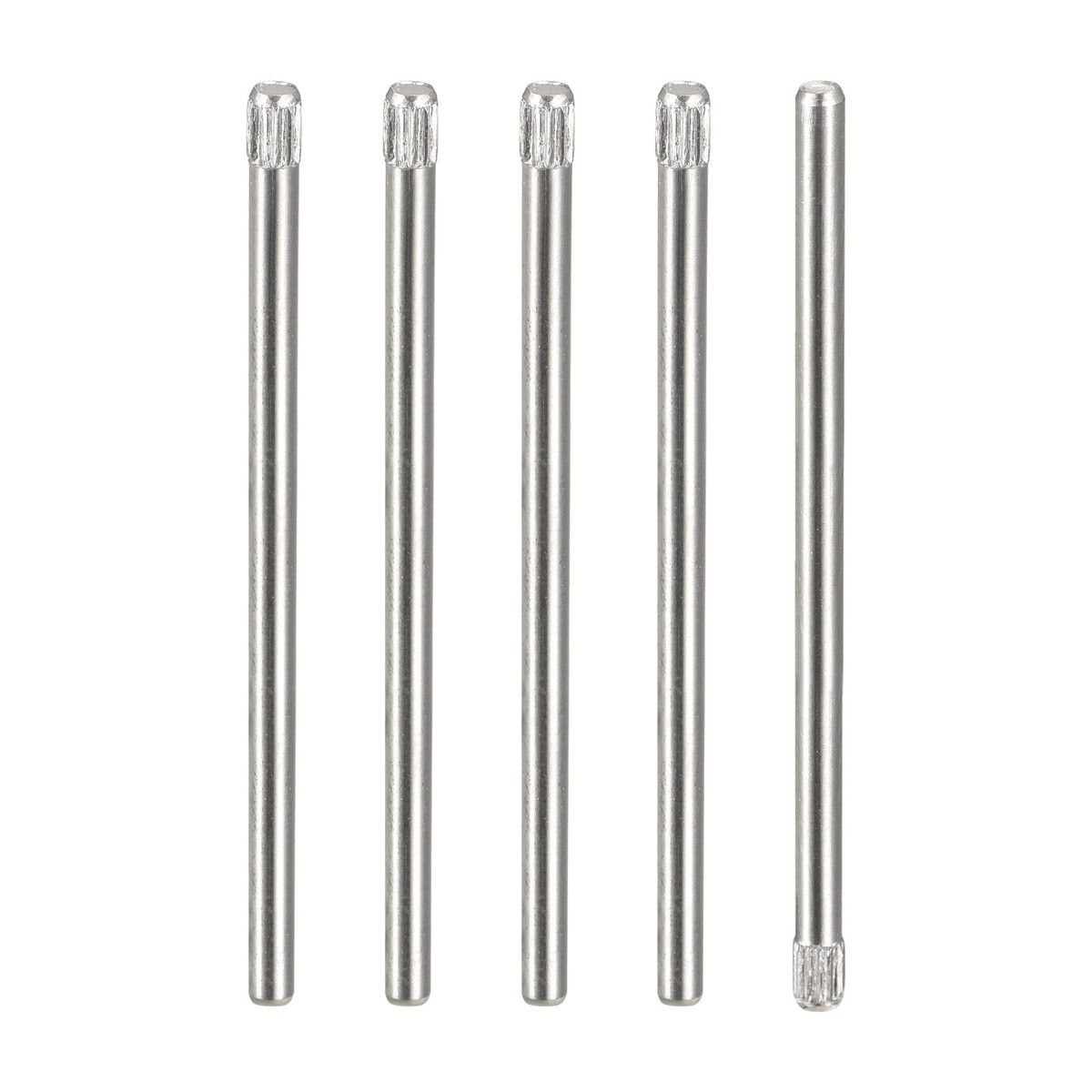Stainless Steel Select 2mm 3mm 4mm 5mm 6mm 8mm Dowel Pin Rod With Knurl EB