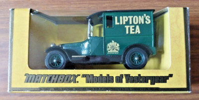 Matchbox Models of Yesteryear 1927 Talbot van Y-5 1977 Lipton's Tea Royal Crest.