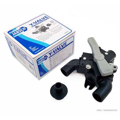 Jabsco 45490-1000 Y-Valve Marine 2-Position Waste Diverter Valve for Boats