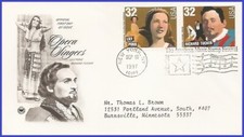 USA3 #3154 ADDR PCS ARTCRAFT FDC STR2  Opera Singer Lily Pons