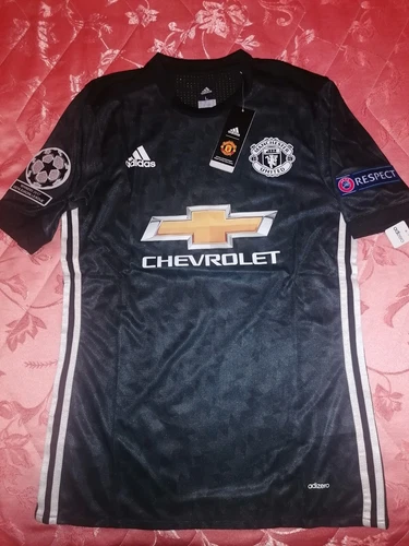 MANCHESTER UNITED AWAY JERSEY 2017/18 -VERS. PLAYER SIZE L - NWT