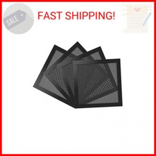MoKo 140mm Dust Filter for Computer Cooler Fan, 4 Pack Magnetic Frame PC Fan D