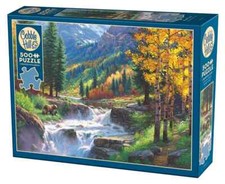Bear Falls 500 Piece Jigsaw Puzzle Cobble Hill New