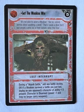 Let The Wookiee Win A New Hope Limited BB Star Wars CCG SWCCG NM/LP