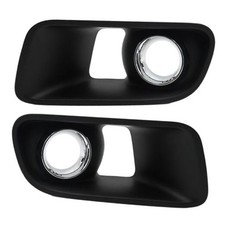 2Pcs 68072021AA Left  Right Fog Light Cover Fog Light Chrome Bezel
