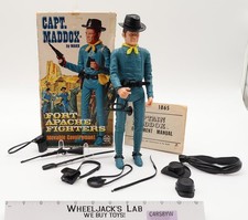 Capt. Maddox 12" Complete Fort Apache Fighters Marx 1967 Action Figure Vintage