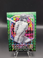 Gary Carter 2021 Mosaic Baseball Green Prizm Vintage Insert Parallel 