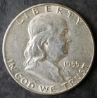 1955 50c Franklin Silver Half Dollar