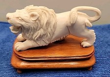 Vintage Finely Carved Asian Non Composite Lio...