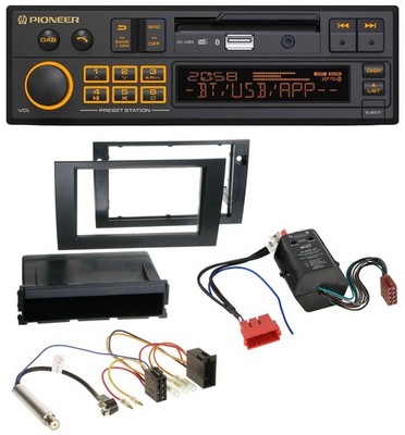 Pioneer DAB MP3 USB Bluetooth Autoradio für Audi A4 B6 B7 00-08 Symphony Bose Ak