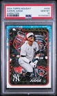 2024 Topps Holiday Aaron Judge Variation Short Print (SP) Card #H99! PSA 10!