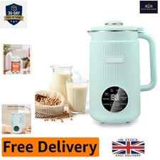 Nut Milk Machine, Automatic Plant Milk Maker for Homemade Almond, Oat, Soy, w...