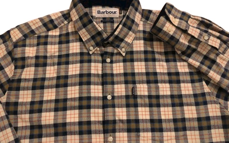 BARBOUR men's LS L Tailored Fit shirt 100% cotton