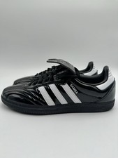 Adidas Women's Samba LT Patent Leather Size 7.5 Black White JI2707