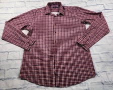 Nautica MENS 15.5 34/35 Classic Fit Performance Tech Stretch Button Dress Shirt