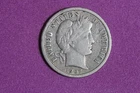 Estate Find 1907 Barber Dime #K60465