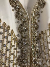 Wedding Outfit Size XL Set Of 2: Dress And Long Satin Duster Robe Worn Once