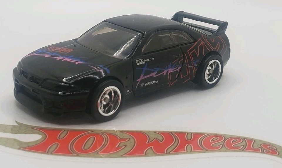 Hot Wheels WHEEL SWAP Nissan Skyline GT-R R33 11mm Chrome 5 Spokes New ...