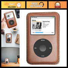 Handmade Brown Leather Case for iPod Video 5th 5.5 Gen - Fits 60GB/80GB Models