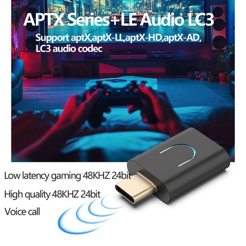 with Auracast Bluetooth 5.4 Audio Transmitter Home Theater - Afbeelding 3 van 6