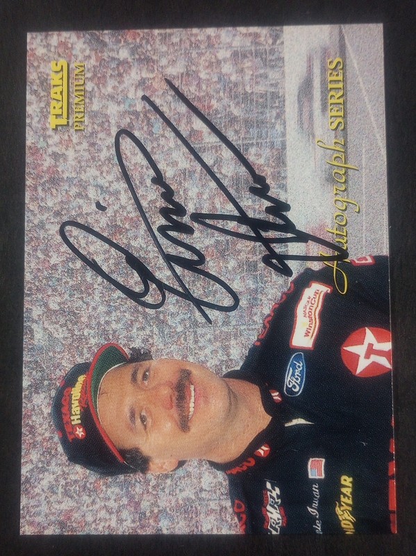 1994 Ernie Irvan Traks Authentic Autograph