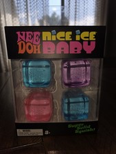 Nee Doh Nice Ice Baby 4 pack Mini Nice Cubes - Brand New