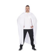 Unisex Hooded Adult Costume Cape  White