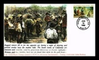 US COVER CALIFORNIA GOLD RUSH 150TH ANNIVERSARY FIRST DAY ISSUE