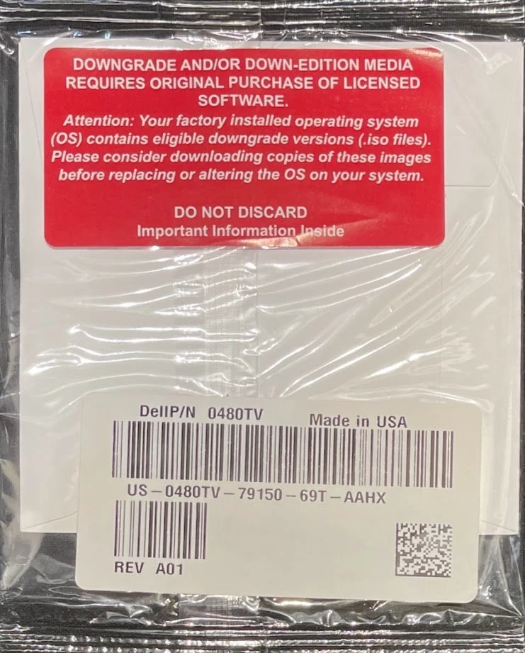 Dell / Microsoft Windows Server 2012 Datacenter Downgrade Edition Media / 480TV - Image 2 of 3