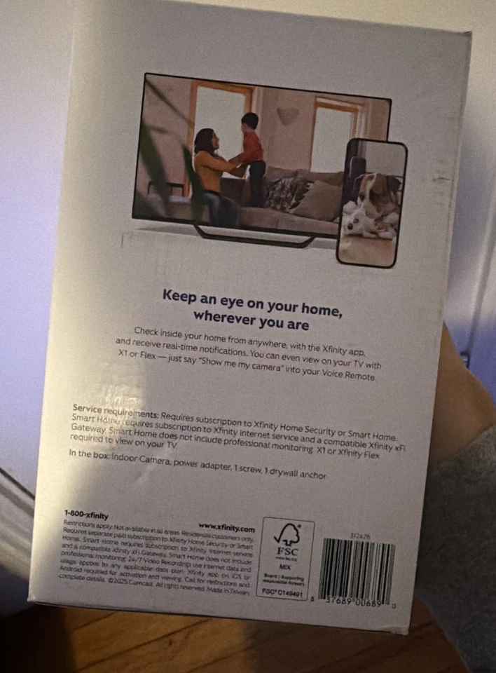 Cámara de seguridad interior Xfinity Xcam3 HD SCHC3AE0 (solo uso en interiores) Foto 4 de 4